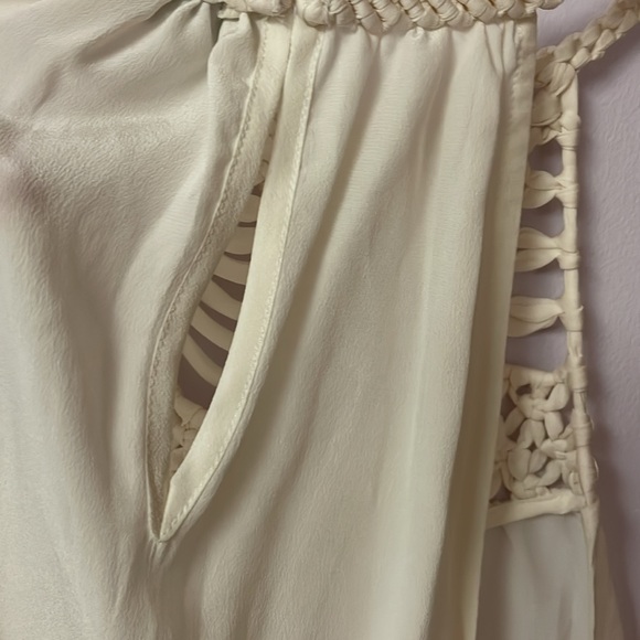 Joie 100% silk ivory/cream halter camisole/tank Size S - Picture 3 of 6